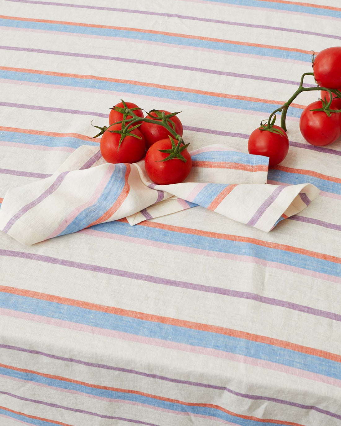 Maldives Stripe Linen 4P Napkin Set