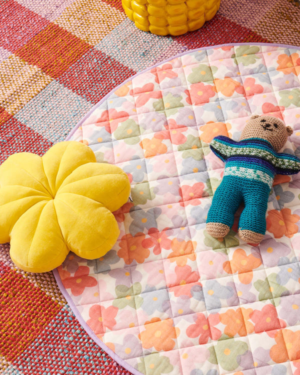 Paper Daisy Organic Cotton Quilted Baby Play Mat