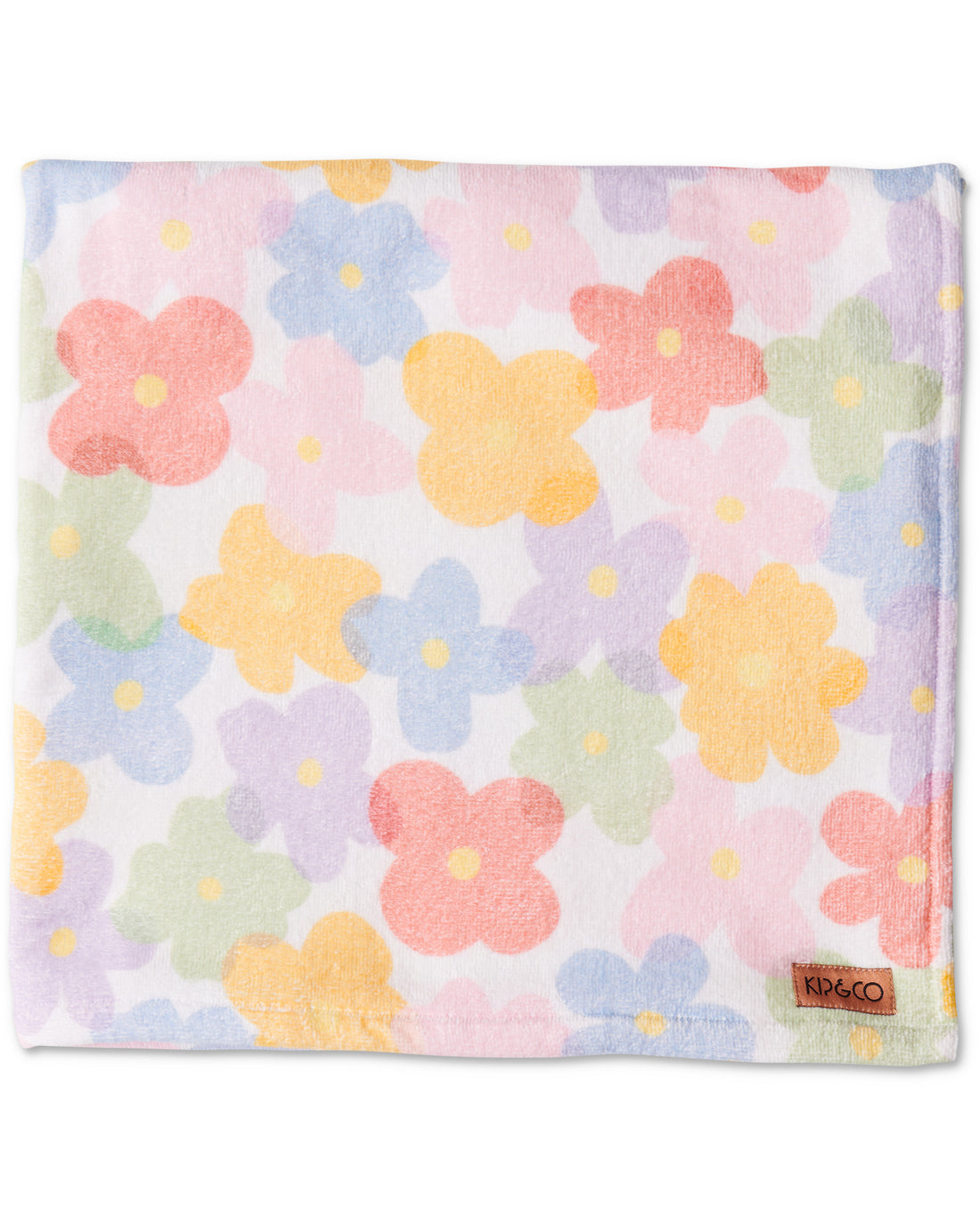 Paper Daisy Printed Terry Bath Sheet / Beach Towel