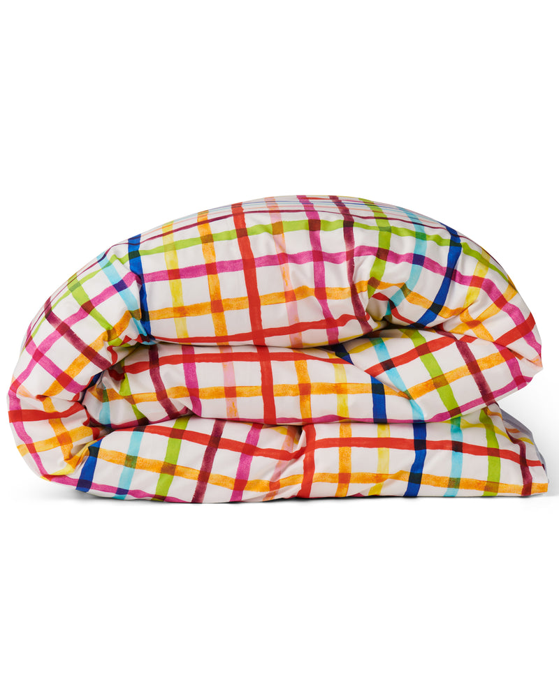 Picnic Check Organic Cotton Quilt Cover