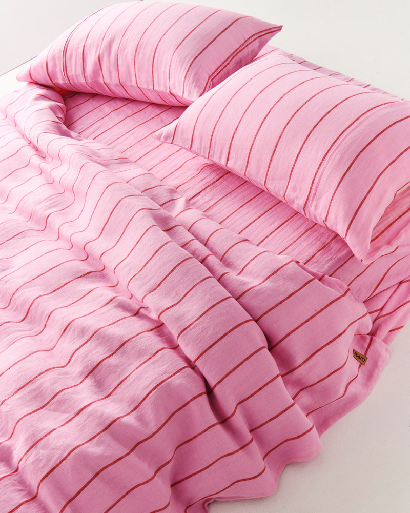 Iced Vovo Stripe Linen Pillowcases