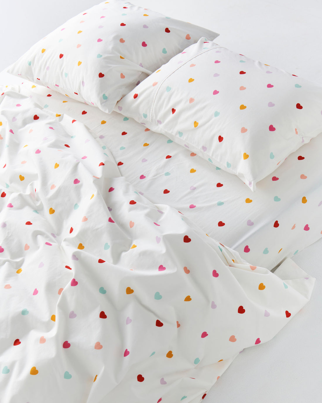 I Heart You Organic Cotton European Pillowcases