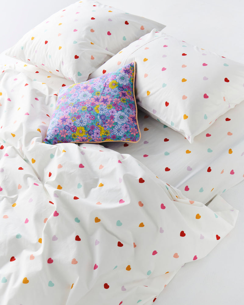 I Heart You Organic Cotton Pillowcases