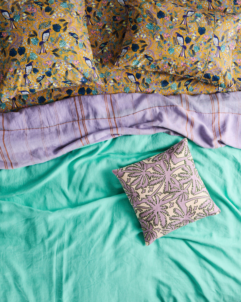 Birds Of Paradise Organic Cotton European Pillowcases