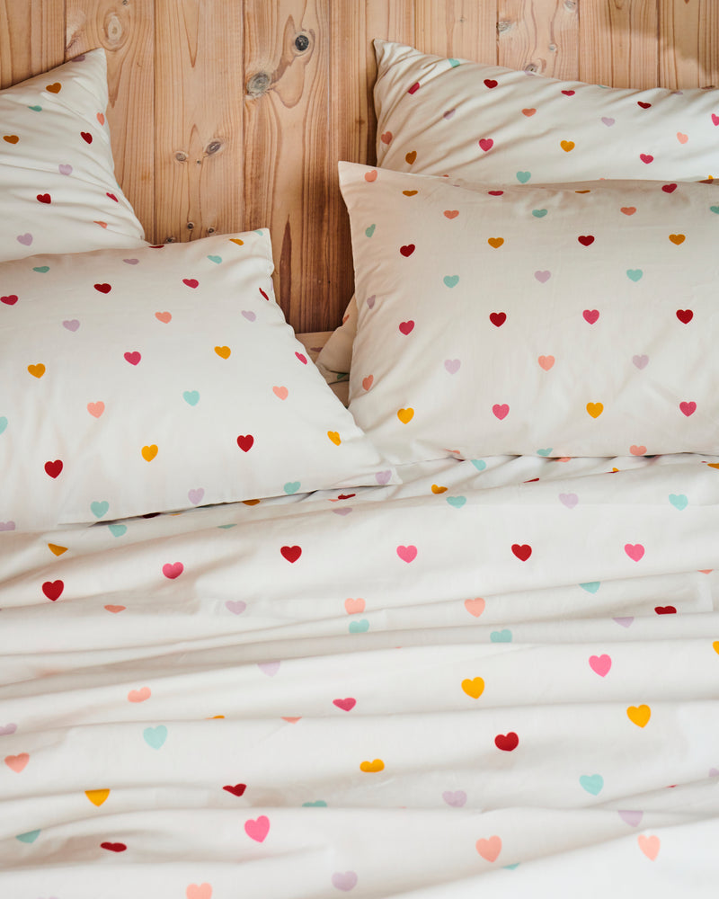 I Heart You Organic Cotton Pillowcases