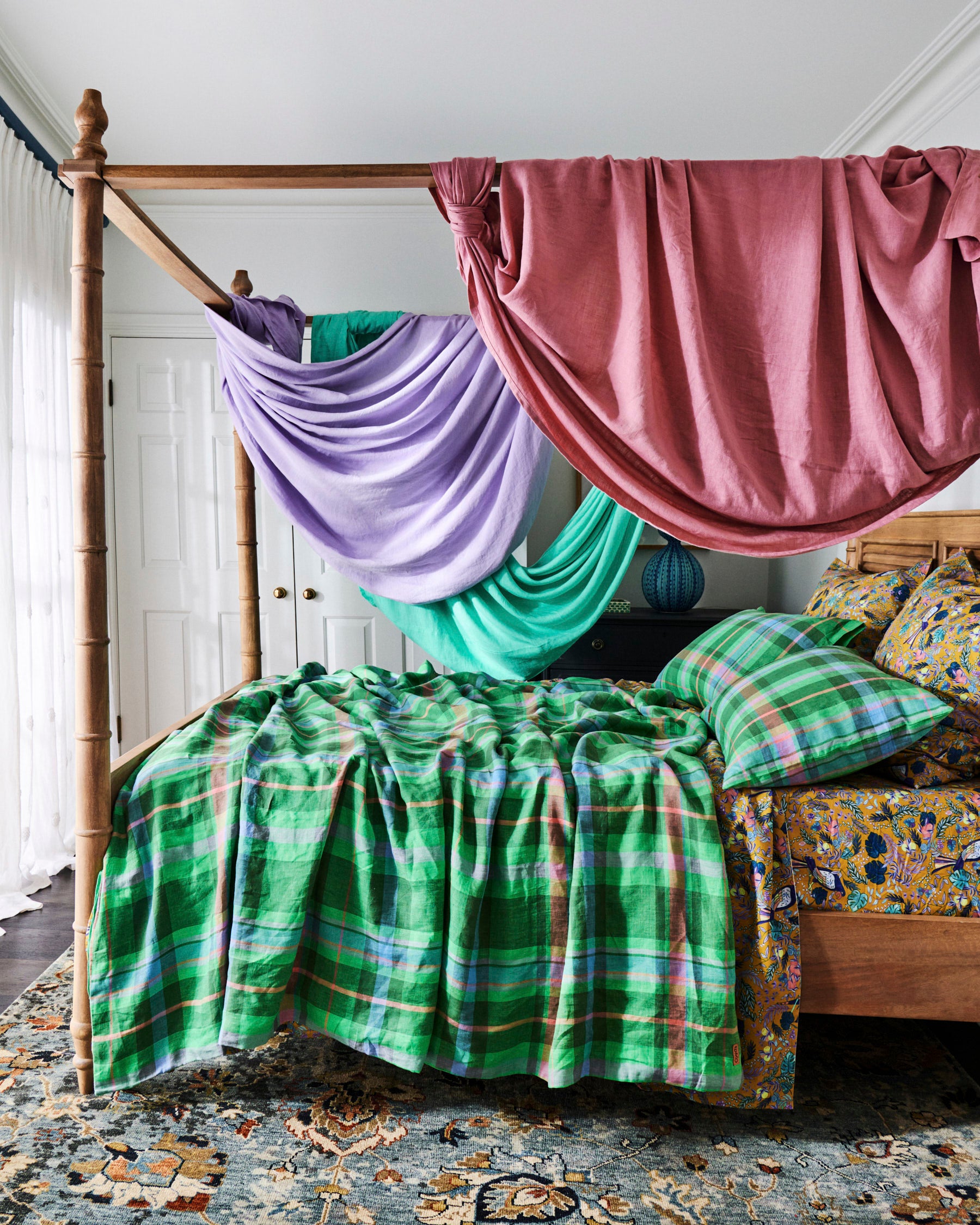 Jewel Of The Nile Tartan Linen Quilt Cover – Kip&Co