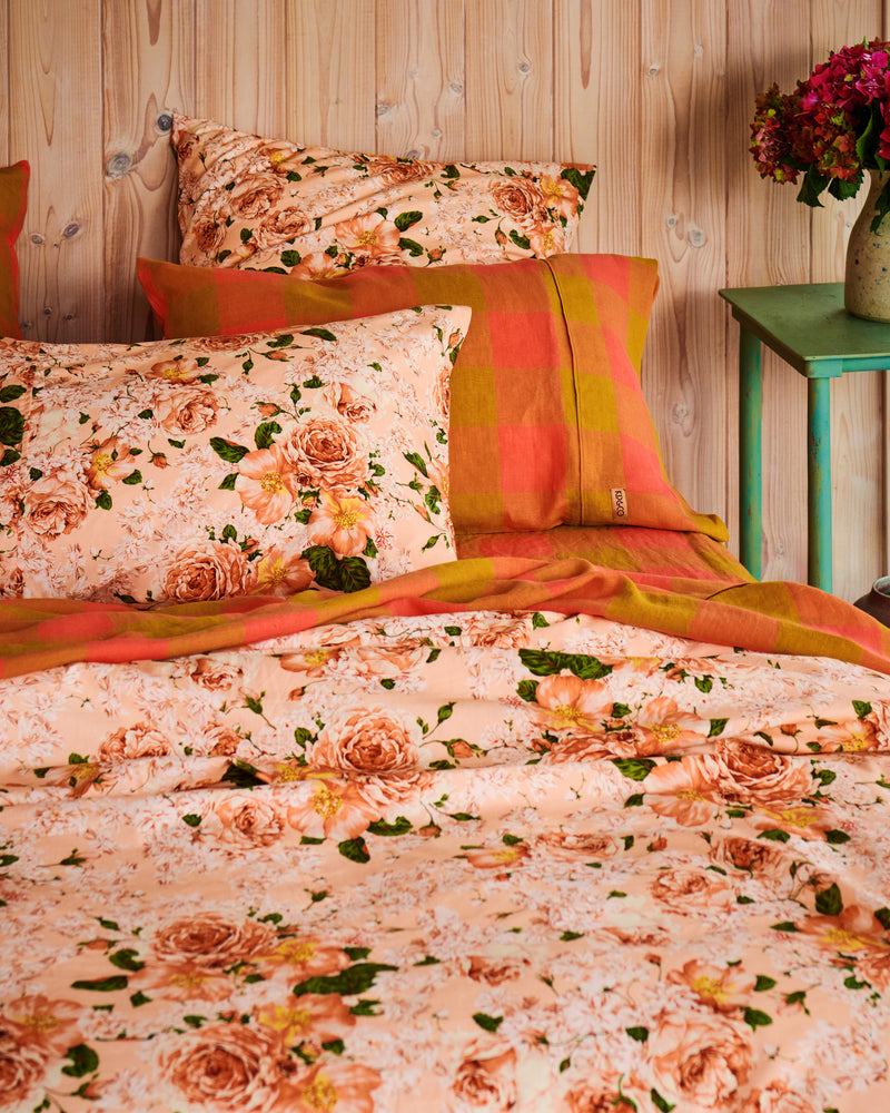 Rose Garden Organic Cotton Quilt Cover