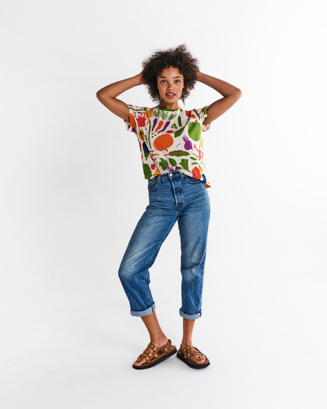 Kip&Co x Stephanie Alexander Stephanie's Harvest Adult Organic Cotton T-Shirt