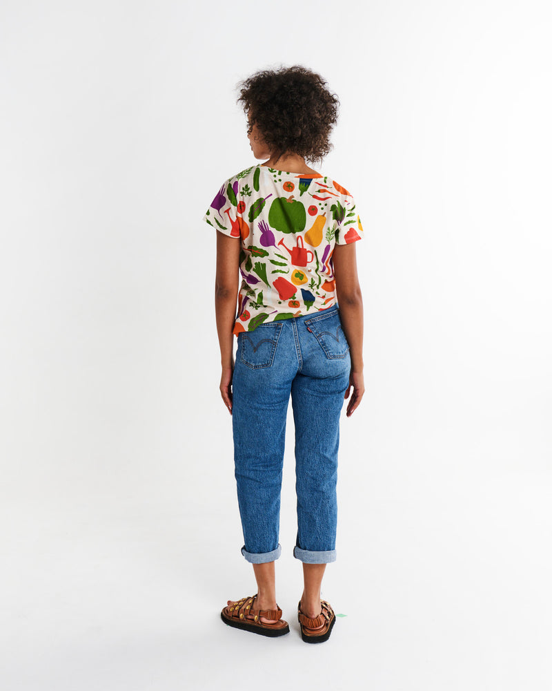 Kip&Co x Stephanie Alexander Stephanie's Harvest Adult Organic Cotton T-Shirt