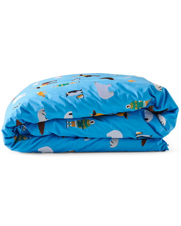 Arctic Circle Embroidered Cotton Quilt Cover