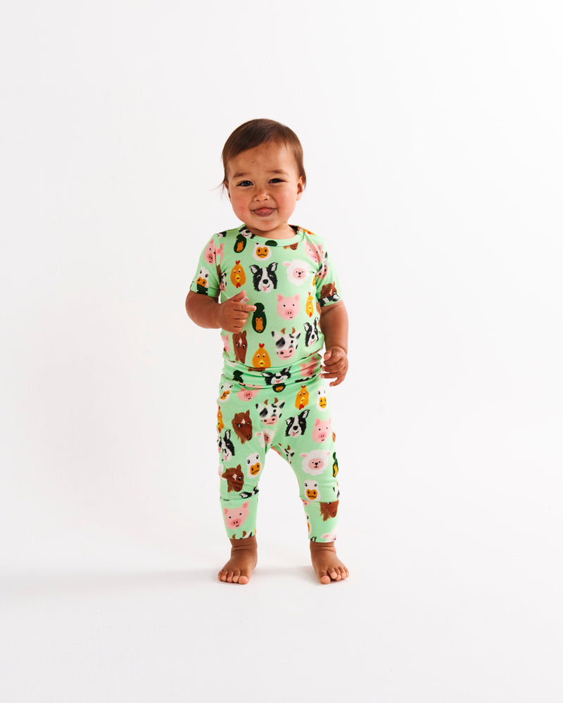 Farm Friends Organic Short Sleeve Romper