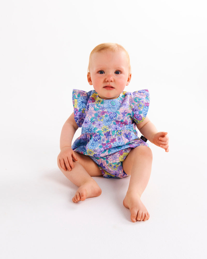 Bunch Of Fun Organic Cotton Frill Playsuit