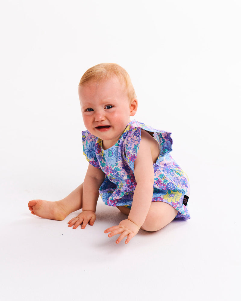 Bunch Of Fun Organic Cotton Frill Playsuit