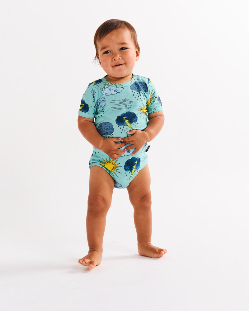 Weather Report Organic Short Sleeve Romper