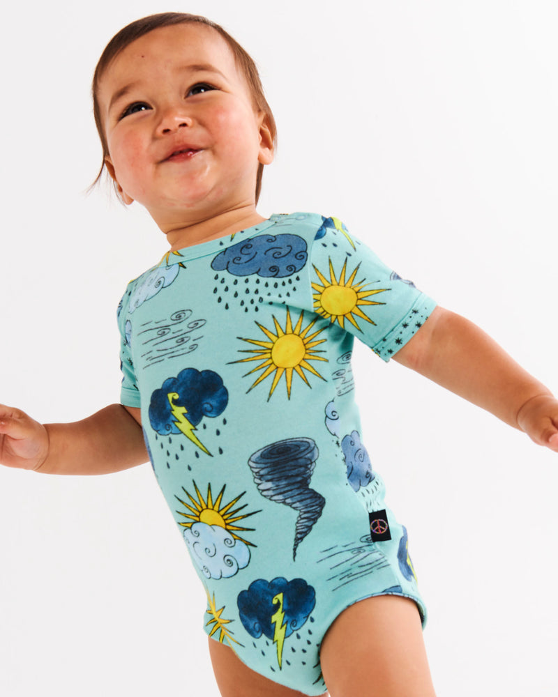 Weather Report Organic Short Sleeve Romper