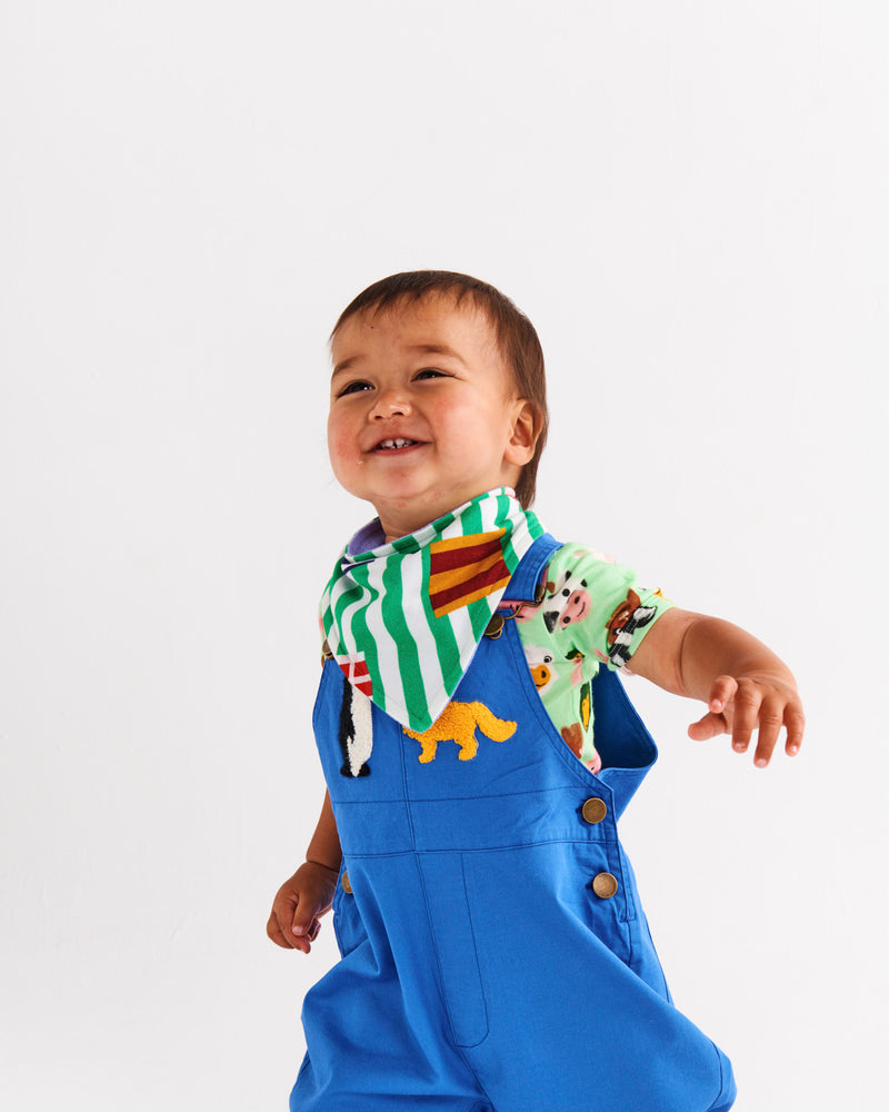 Little Farmer Organic Cotton Dribble Bib Set