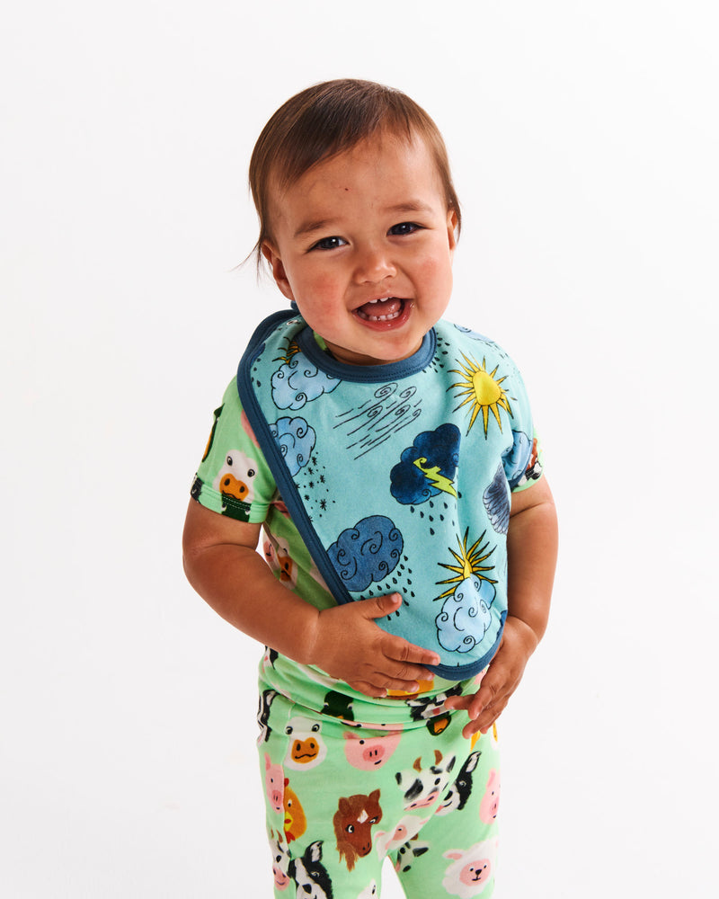 Weather Report Organic Cotton Bib