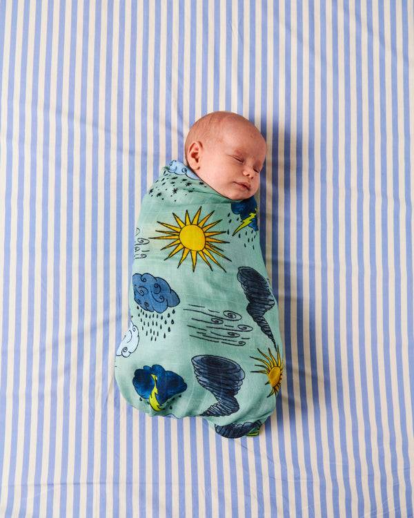 Weather Report Bamboo Swaddle