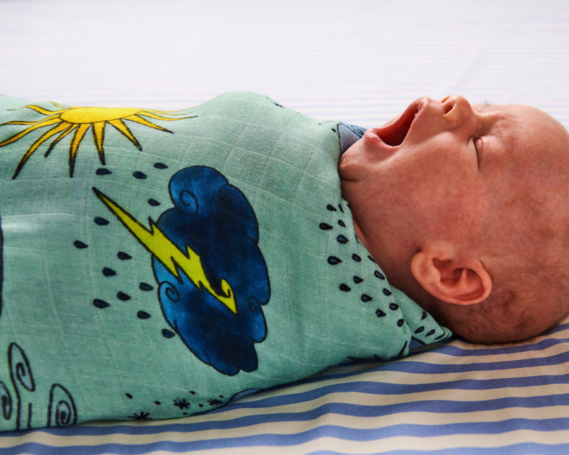 Weather Report Bamboo Swaddle