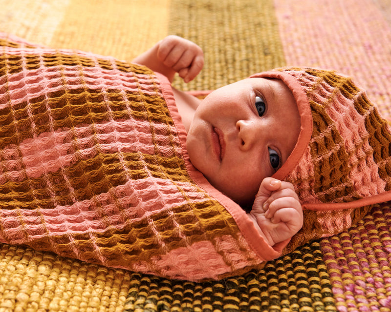 Toasted Marshmallow Waffle Baby Towel