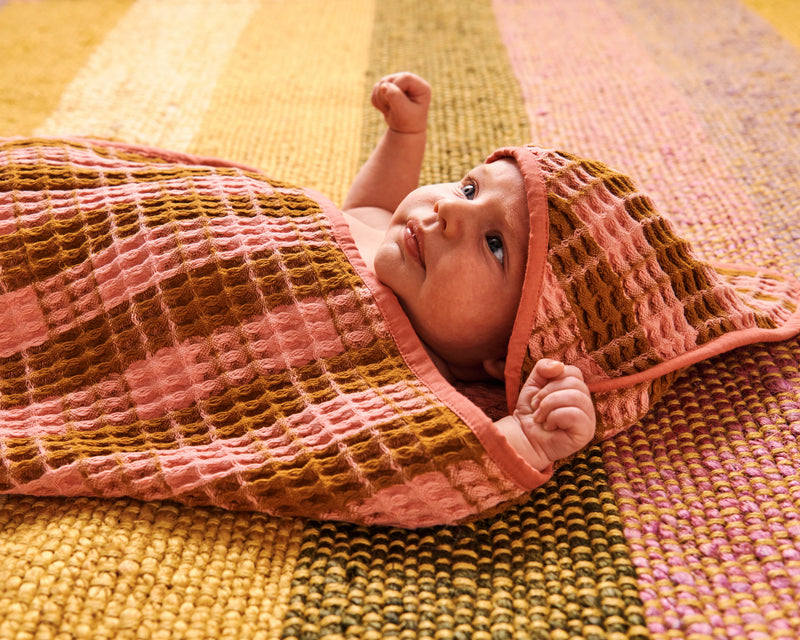 Toasted Marshmallow Waffle Baby Towel