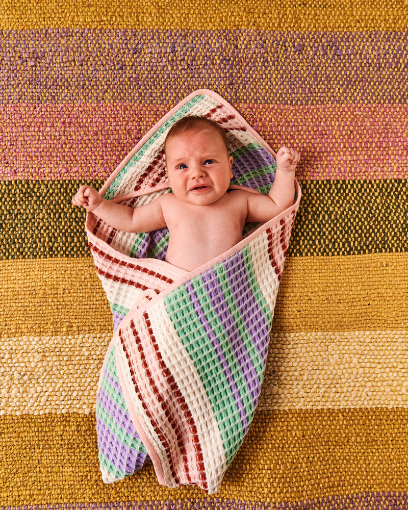 Island Delight Waffle Baby Towel