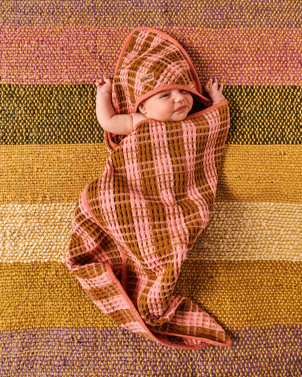 Toasted Marshmallow Waffle Baby Towel