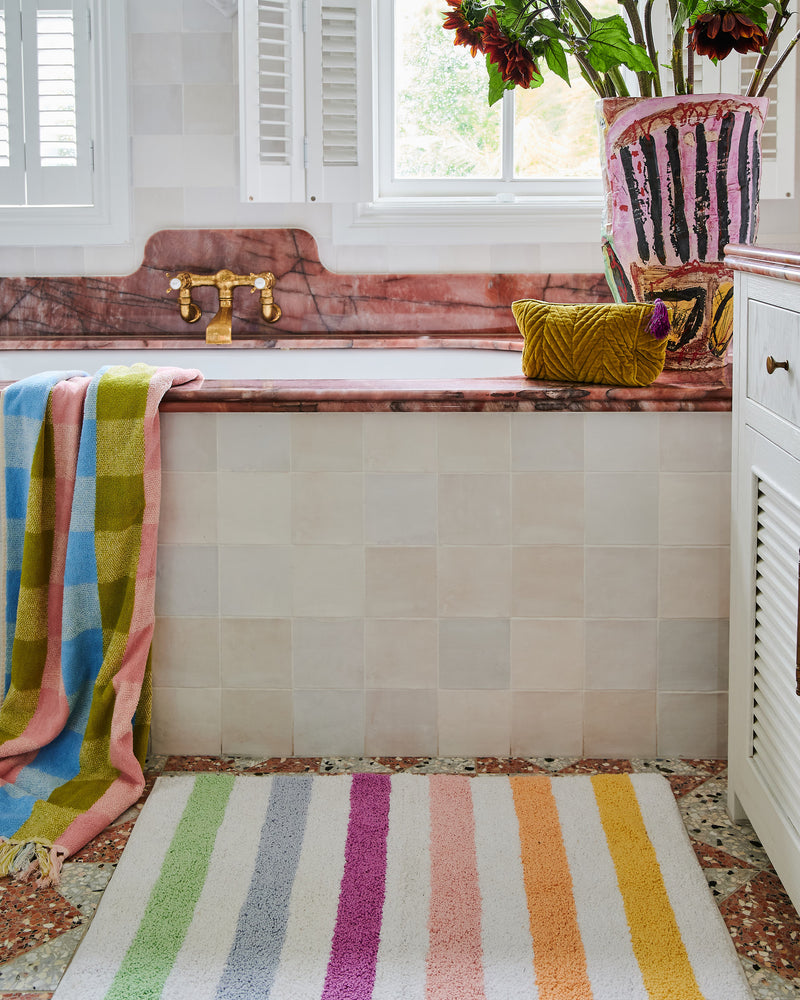 Portofino Stripe Bath Mat