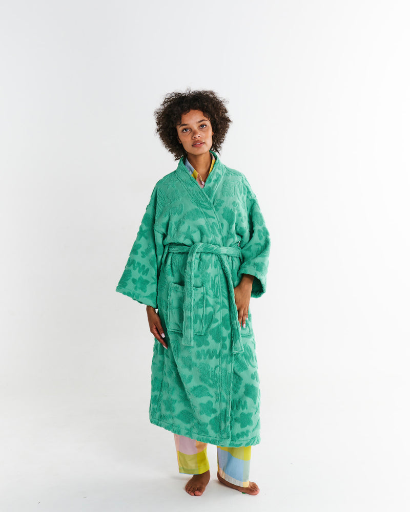 Jade Rock Pool Terry Bath Robe