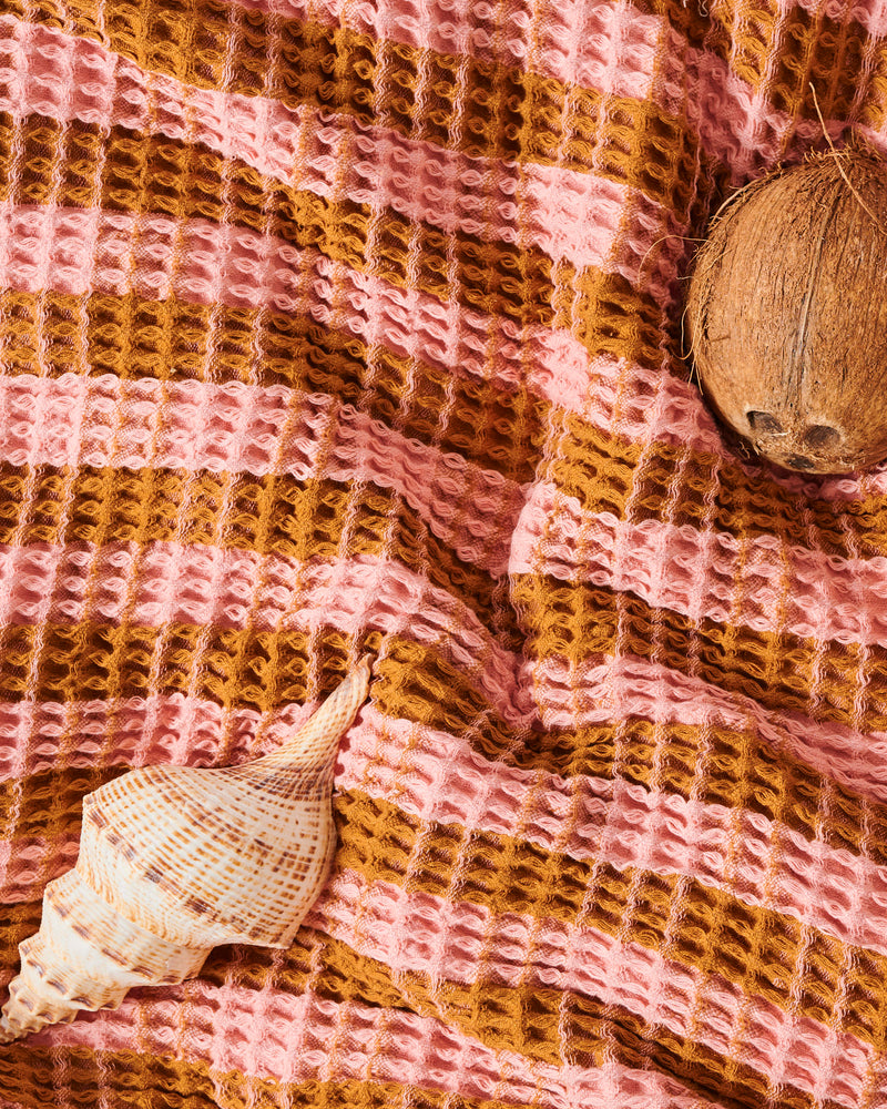 Toasted Marshmallow Waffle Bath Mat