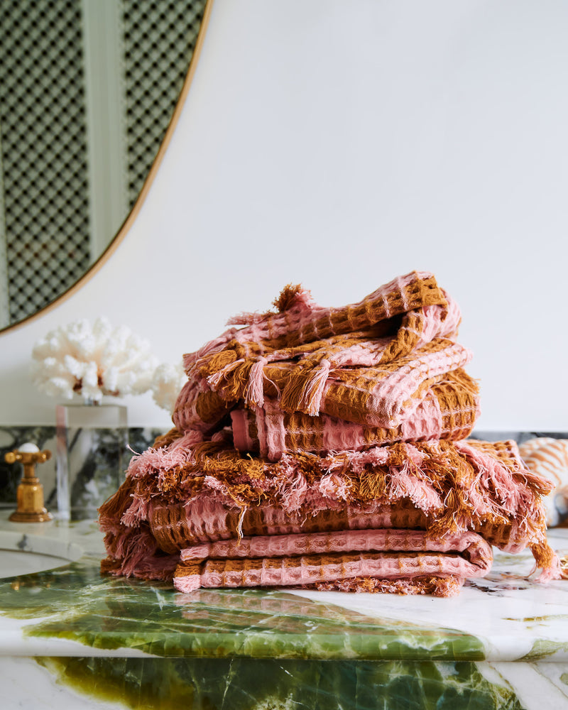 Toasted Marshmallow Waffle Hand Towel