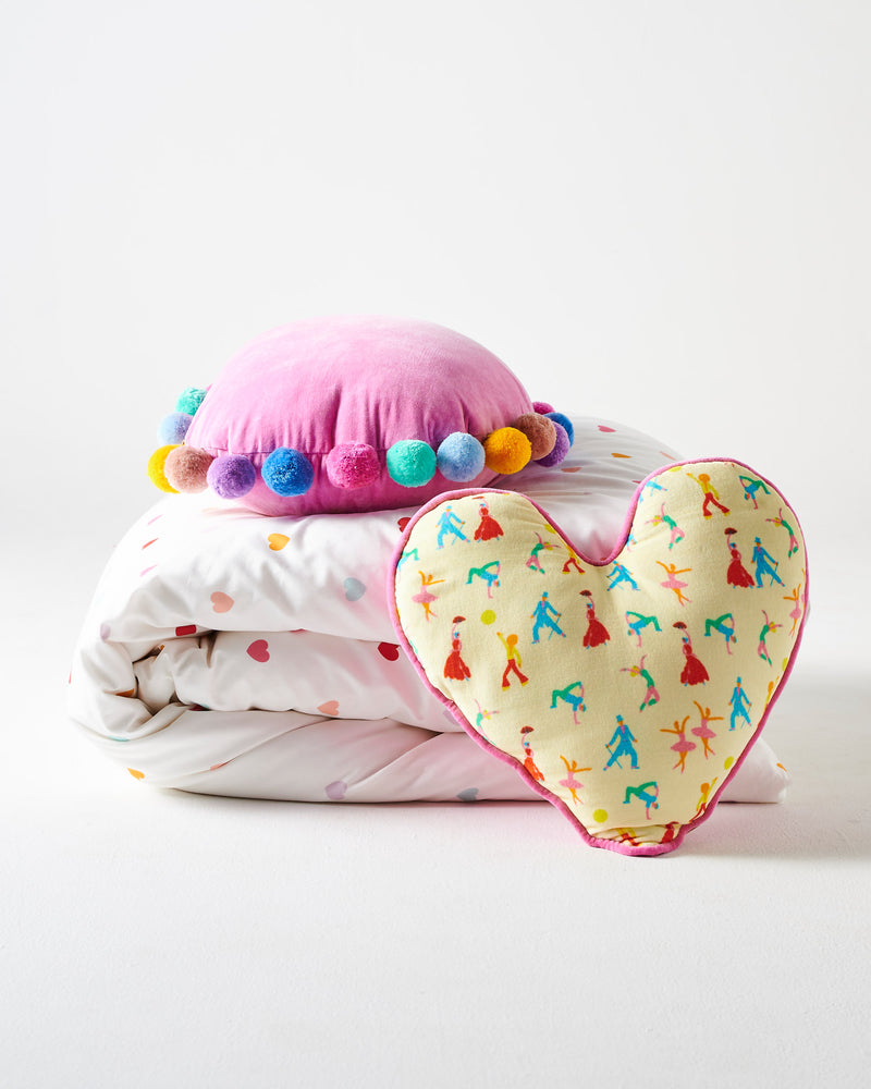 I Heart You Organic Cotton Quilt Cover