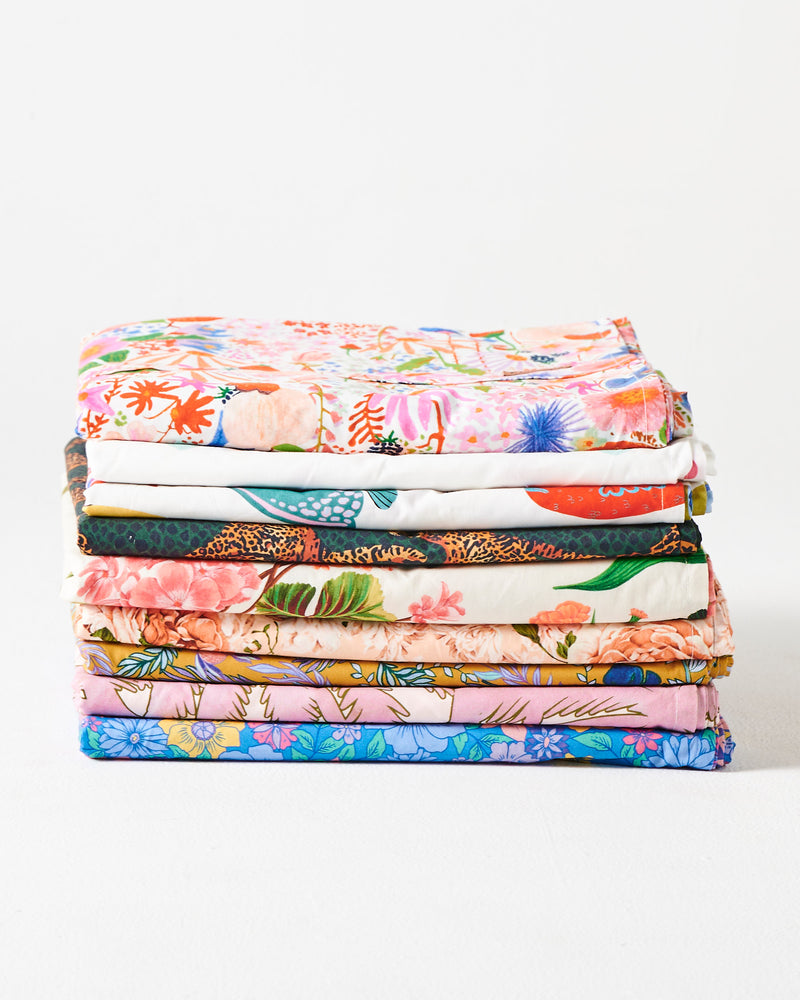 Rose Garden Organic Cotton Flat Sheet