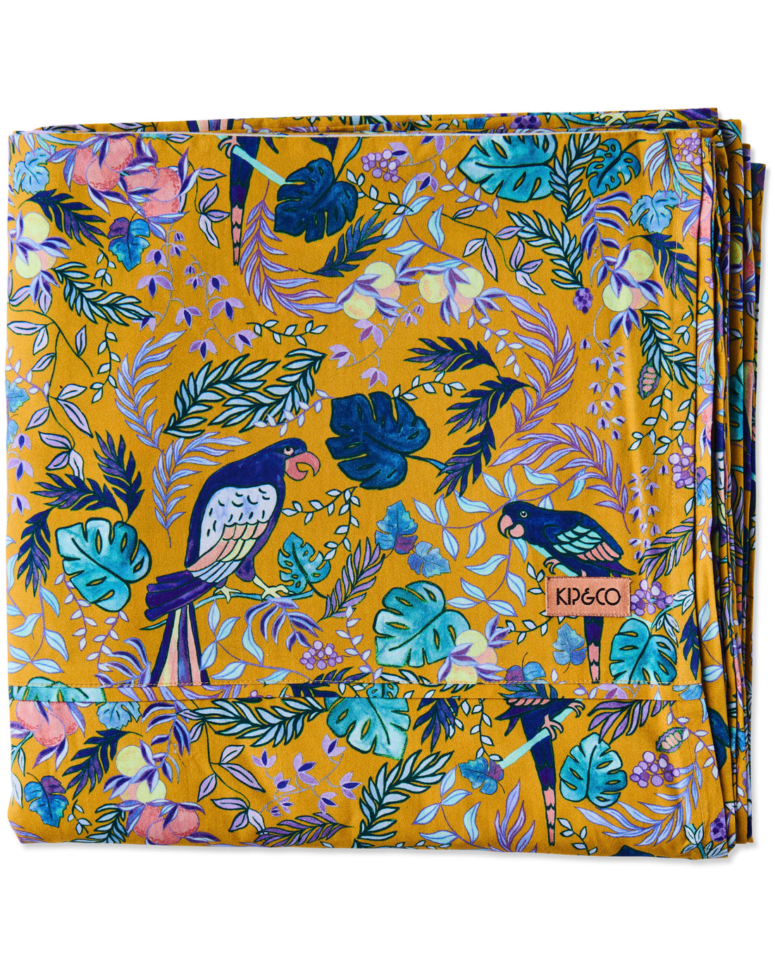 Birds Of Paradise Organic Cotton Flat Sheet