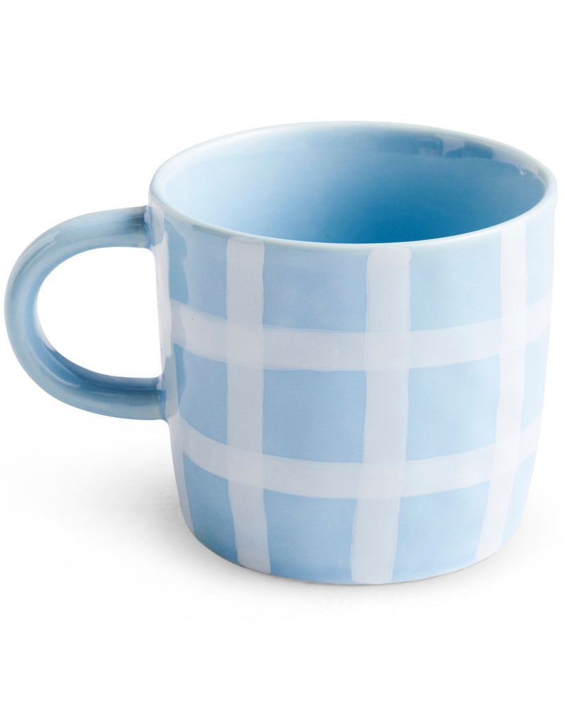 Blue Bird Tartan Mug 4P Set