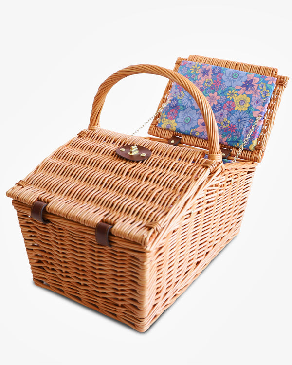 Bunch Of Fun Rattan Picnic Basket