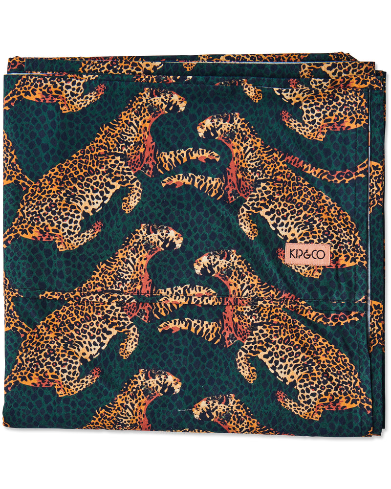 Cheetah Organic Cotton Flat Sheet