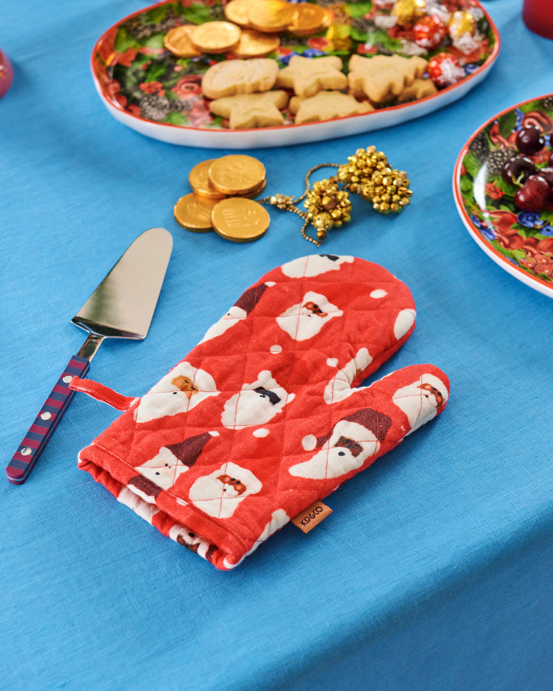 HoHoHo Red Oven Mitt