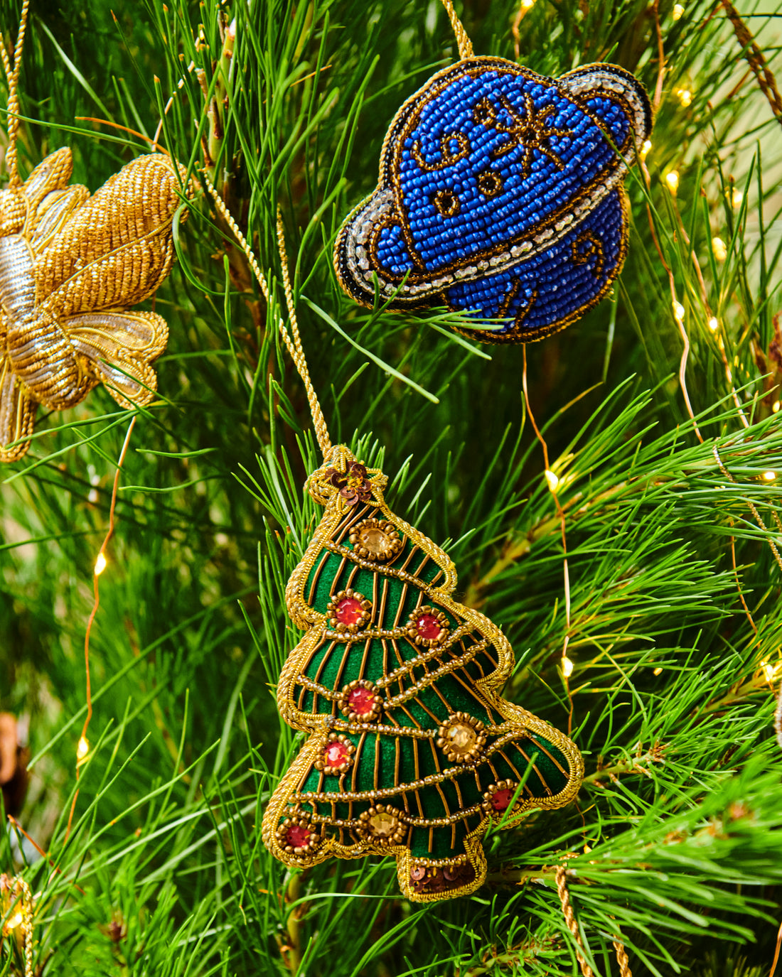 Christmas Tree Tinsel Decoration