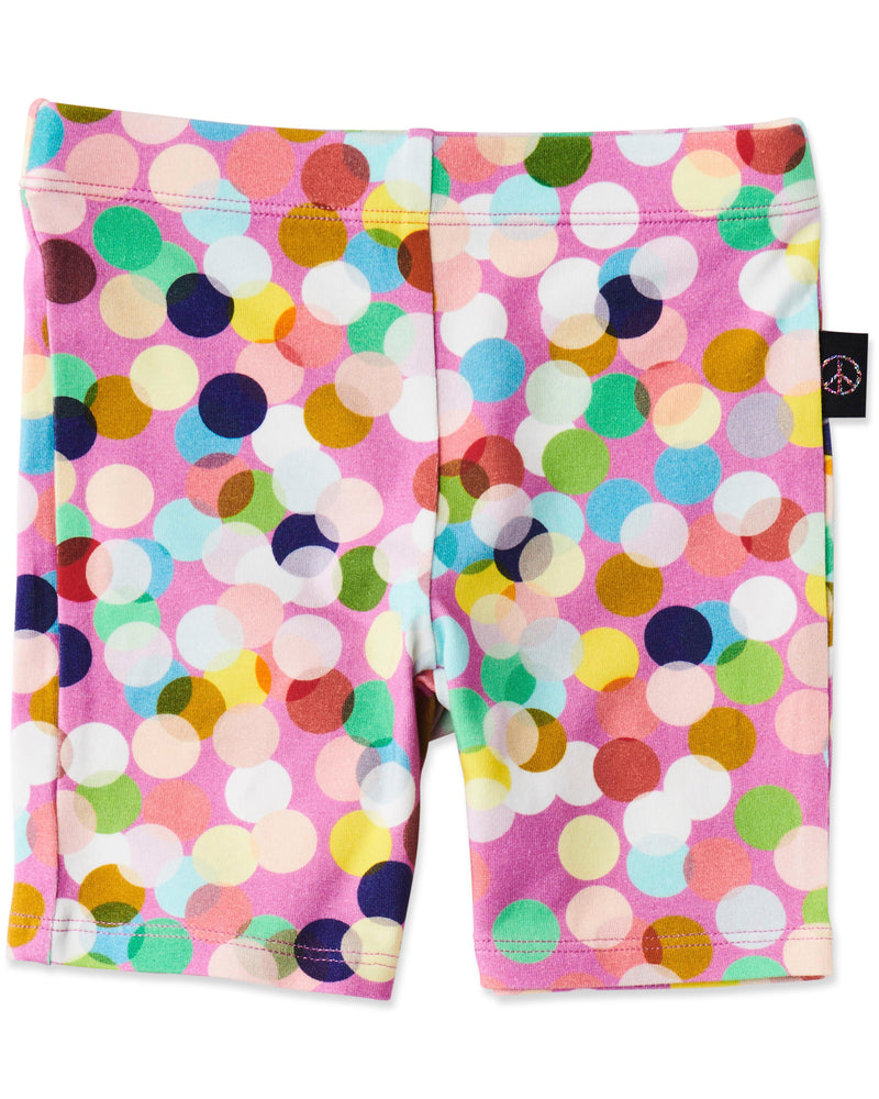 Confetti Pink Organic Cotton Bike Shorts