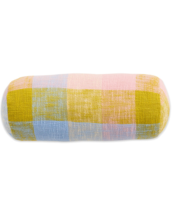 Corfu Tartan Woven Bolster Cushion