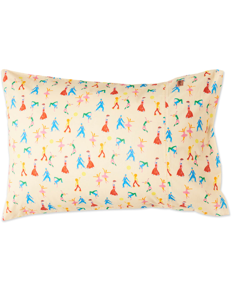 Dance Off Organic Cotton Pillowcase