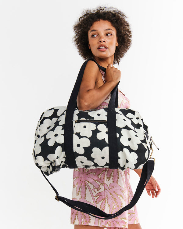 Flower Face Duffle Bag