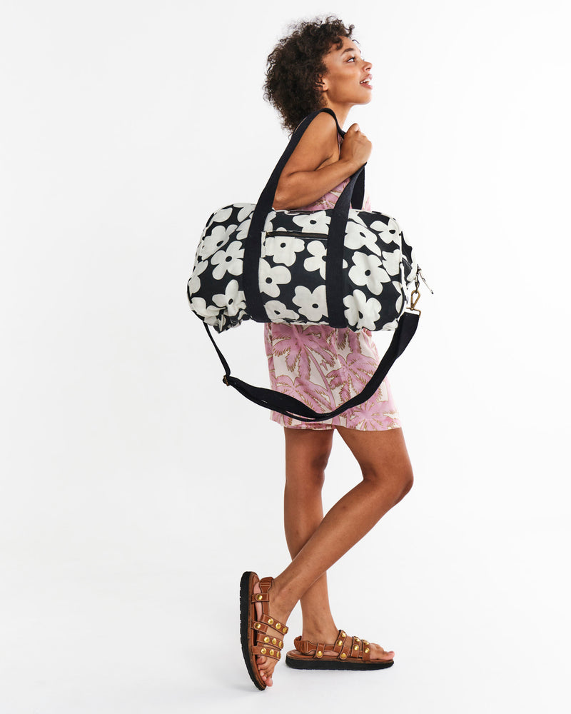 Flower Face Duffle Bag