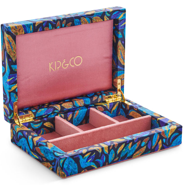 Fallen Leaves Velvet Jewellery Box Small – Kip&Co