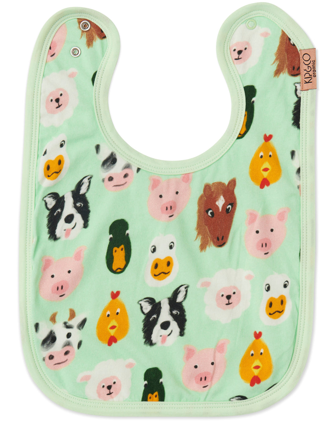 Farm Friends Organic Cotton Bib