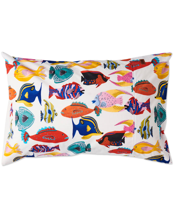 Fishy Business Organic Cotton Pillowcase