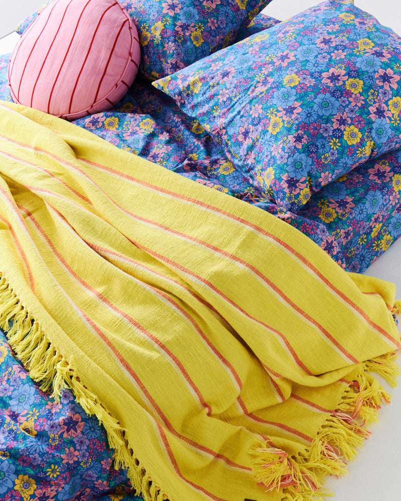 Pina Colada Stripe Woven Throw