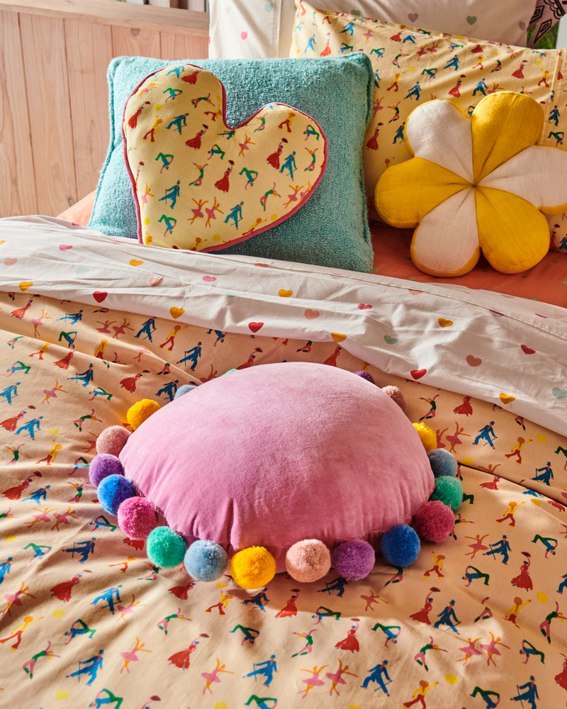 Rom Pom Pom Pea Cushion