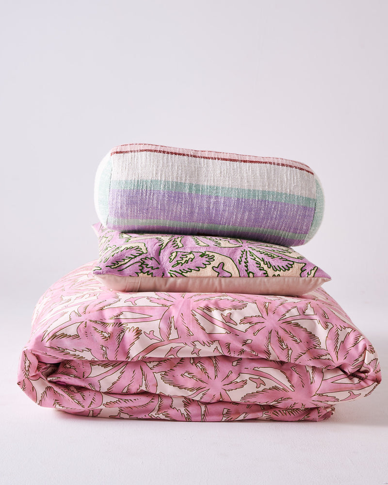 Island Delight Woven Bolster Cushion